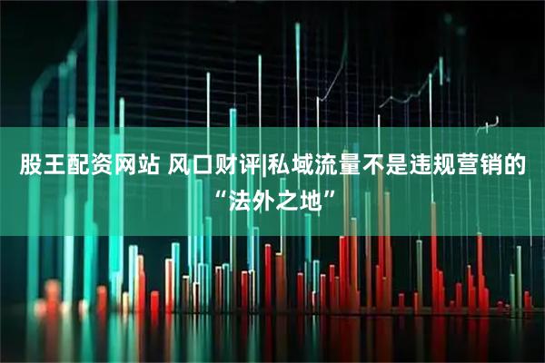 股王配资网站 风口财评|私域流量不是违规营销的“法外之地”